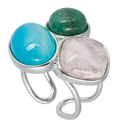 Кольцо Possebon Azul, Q.Roze, Q.Verde, K0178.20.7.17 S фото 3